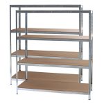 Terpo Težki skladiščni regal – mere 160 x 60 x 180 cm, nosilnost 700 kg Delavnica in orodje