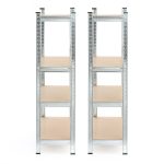Terpo Težki skladiščni regal – mere 160 x 60 x 180 cm, nosilnost 700 kg Delavnica in orodje