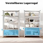 Terpo Težki skladiščni regal – mere 1800 x 1200 x 400 mm, nosilnost 875 kg Delavnica in orodje