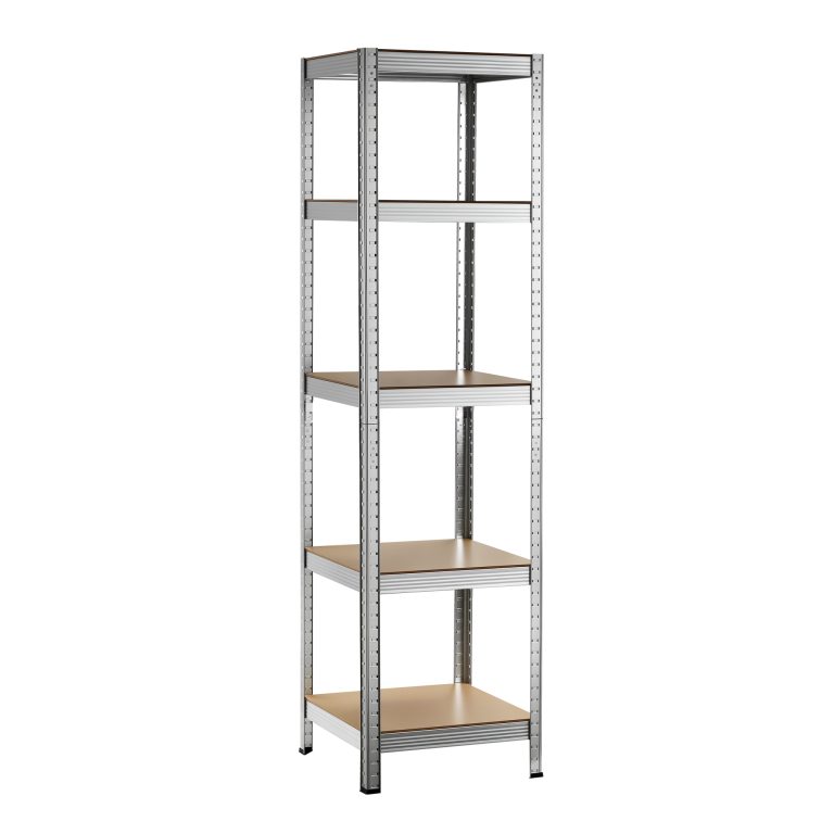 Terpo Težki skladiščni regal – mere 1800 x 400 x 400 mm, nosilnost 500 kg Delavnica in orodje