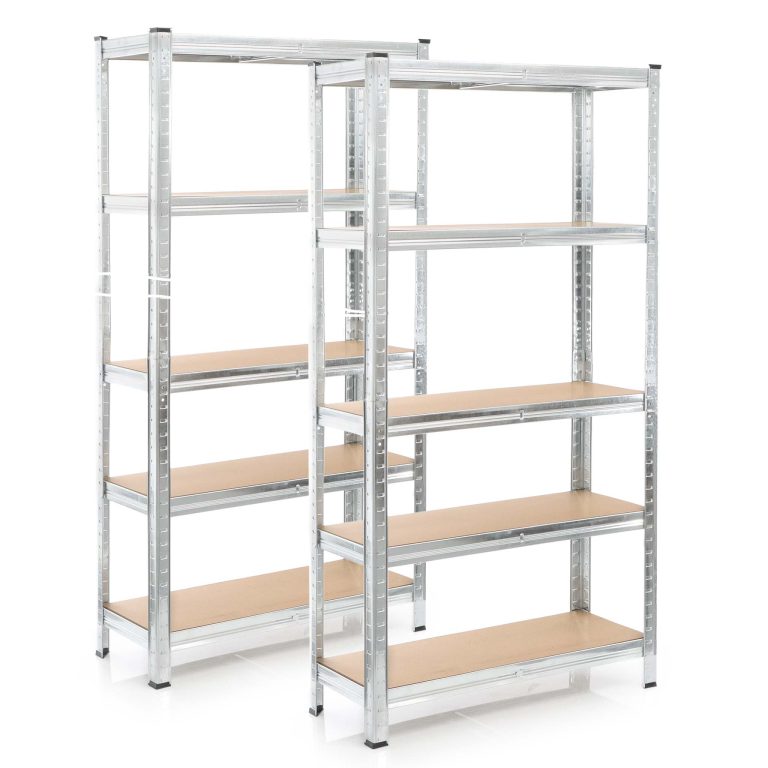 Terpo Težki skladiščni regal – mere 900 x 400 x 1800 mm, nosilnost 875 kg Delavnica in orodje