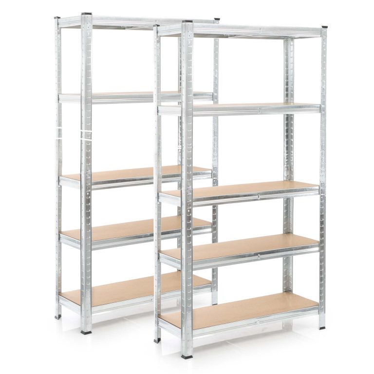 Terpo Težki skladiščni regal – mere 900 x 450 x 1800 mm, nosilnost 875 kg Delavnica in orodje