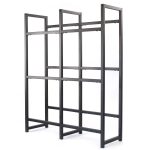 Terpo Regal za zaboje – mere 910 x 310 x 1160 mm, nosilnost 60 kg Delavnica in orodje