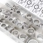 Terpo Set aluminijastih tesnilnih obročev 450-delni, v praktični plastični škatli Delavnica in orodje