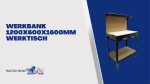 Terpo Delovna miza – mere 1200 x 600 x 1600 mm, nosilnost 150 kg Delavnica in orodje