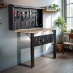 Terpo Delovna miza – mere 1205 x 800 x 1670 mm, nosilnost 200 kg Delavnica in orodje
