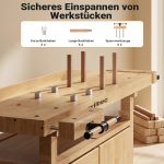 Terpo Delovna miza – mere 1260 x 500 x 840 mm, nosilnost 150 kg Delavnica in orodje