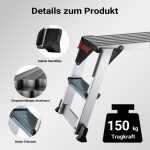 Terpo Delovna ploščad – mere 1265 x 525 x 490 mm Delavnica in orodje