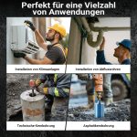 Terpo Diamantna vrtalna krona Ø 127 mm, 450 mm, navoj 1¼″ UNC, tip 1 Shark Delavnica in orodje