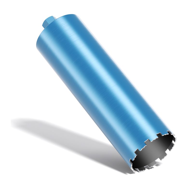 Terpo Diamantna vrtalna krona Ø 132 mm, 450 mm, navoj 1¼″ UNC, tip 1 Shark Delavnica in orodje