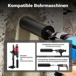 Terpo Diamantna vrtalna krona Ø 132 mm, 450 mm, navoj 1¼″ UNC, tip 2 Mesh Delavnica in orodje