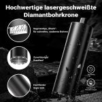 Terpo Diamantna vrtalna krona Ø 152 mm, 450 mm, navoj 1¼″ UNC, tip 2 Mesh Delavnica in orodje