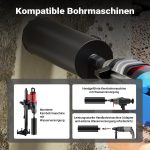Terpo Diamantna vrtalna krona Ø 152 mm, 450 mm, navoj 1¼″ UNC, tip 2 Mesh Delavnica in orodje