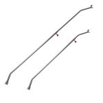 Terpo 2x Držalo za ponjavo prikolice 108–150 cm, aluminij