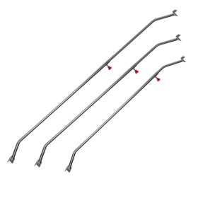 Terpo 3x Držalo za ponjavo prikolice 108–150 cm, aluminij