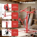 Terpo Dvigalo za plošče – nosilnost 68 kg, mere 1300 x 1400 x 1400 mm Delavnica in orodje