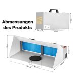 Terpo Dvojna airbrush odsesovalna kabina 8 m³/min Airbrush