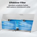Terpo Dvojna airbrush odsesovalna kabina 8 m³/min Airbrush