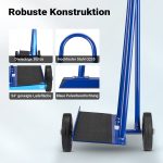 Terpo Dvokolesni voziček za plošče 300 kg, 1118 × 510 × 1280 mm, 2 × Ø 200 × 45 mm Delavnica in orodje