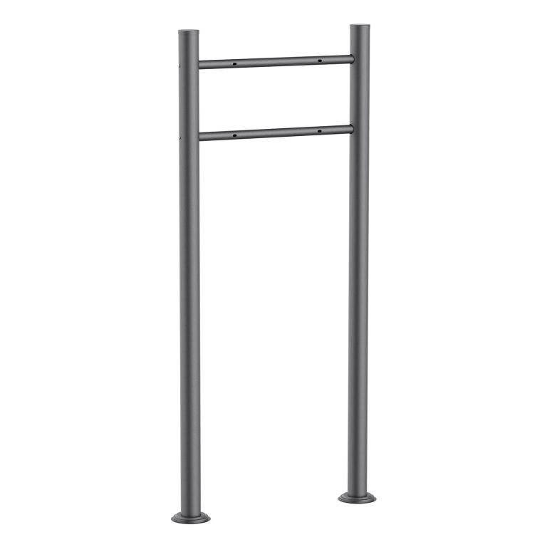 Terpo Dvostebrno stojalo za poštni nabiralnik, antracit, 500 × 90 × 1200 mm Fasada, vrata, ograja