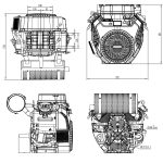 Terpo Dvovaljni bencinski motor 2V80F, 744 cm³, 16 kW – električni zagon Motorji in pogoni