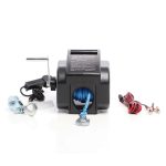 Terpo Električni vitel 12V 350W do 1570 kg – motorni vitel s 1,8 m/min, kavljem in montažno ploščo za reševanje vozil