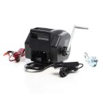 Terpo Električni vitel 12V 350W do 1570 kg – motorni vitel s 1,8 m/min, kavljem in montažno ploščo za reševanje vozil