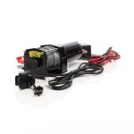 Terpo Električni vitel 1587 kg, 12V, jeklena vrv 10,5 m, moč 1,5 KM – za terenska vozila, prikolice in čolne