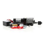 Terpo Električni vitel 1587 kg, 12V, jeklena vrv 10,5 m, moč 1,5 KM – za terenska vozila, prikolice in čolne