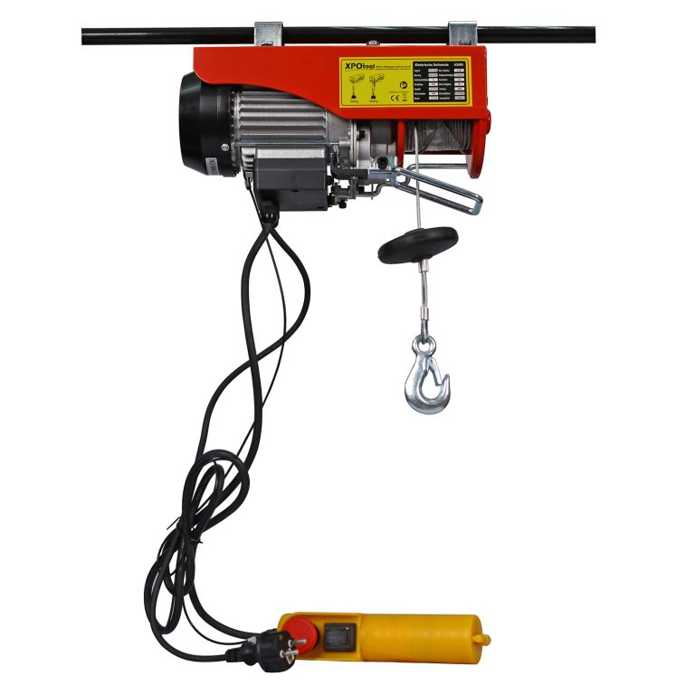 Terpo Električni vitel 540 W do 125/250 kg – motorni vitel z jeklenico 12/6 m in upravljanjem z eno roko
