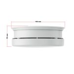 Terpo Fotoelektrični dimni javljalnik z 9 V baterijo, 85 dB, EN 14604 Požarna varnost