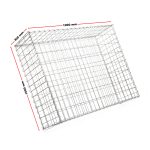 Terpo Gabionska košara 100 × 30 × 100 cm, vroče pocinkana mreža, 0,3 m³ Vrtna oprema