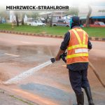 Terpo Gasilska ročnica z nastavljivim curkom – 150–500 l/min, C Storz spojka, do 7 bar