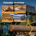 Terpo Gozdarske klešče – nosilnost 1000 kg, premer debla do 620 mm Delavnica in orodje
