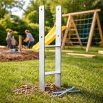 Terpo H-sidro za steber 71 × 600 mm – komplet 4 kosov, vroče cinkano Gradbeni materiali in pripomočki