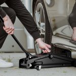 Terpo Hidravlična dvigalka 3 t z višino dviga 13,5–40 cm – kompaktna avtomobilska dvigalka iz jekla Q235 za vozila, SUV-je in prikolice