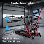 Terpo Hidravlično dvigalo 3-v-1 do 300 kg – za motor, ATV, kosilnico in štirikolesnik