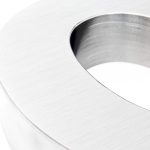 Terpo Hišna številka 9 iz nerjavnega jekla – 20 cm, 3D dizajn, srebrna Fasada, vrata, ograja