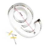 Terpo Hišna številka 9 iz nerjavnega jekla – 20 cm, 3D dizajn, srebrna Fasada, vrata, ograja
