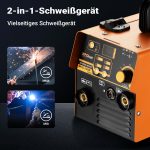 Terpo Inverterski varilni aparat MMA/MIG 30–120 A – IGBT, 220–240 V, LED zaslon Varjenje in lotanje