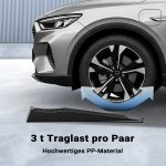 Terpo Set izravnalnih klinov 2 kosa, ekstra ploski – za avtomobile, karavane, avtodome in prikolice 3t