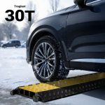 Terpo Kabelski most 95x49x8 cm, nosilnost 30 t – zaščita kablov s 3 kanali za prevoz do 40 km/h