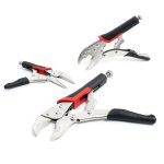 Terpo Set nastavljivih klevšč 3-delni – grip klešče 175/250 mm in dolgoustne klešče 125 mm Delavnica in orodje