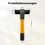 Terpo Kljuka za volan z 2 ključi, 360x180x95 mm – mehanska zaščita volana pred krajo za avto