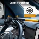 Terpo Kljuka za volan z 2 ključi, 360x180x95 mm – mehanska zaščita volana pred krajo za avto