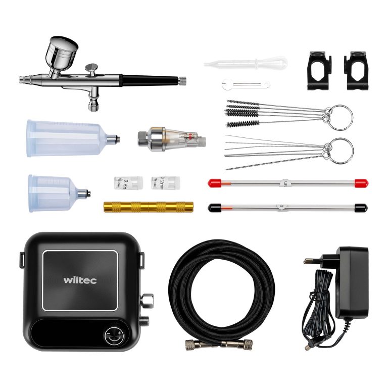 Terpo Kompaktni airbrush komplet HS-A9K s šobami 0,2–0,5 mm Airbrush