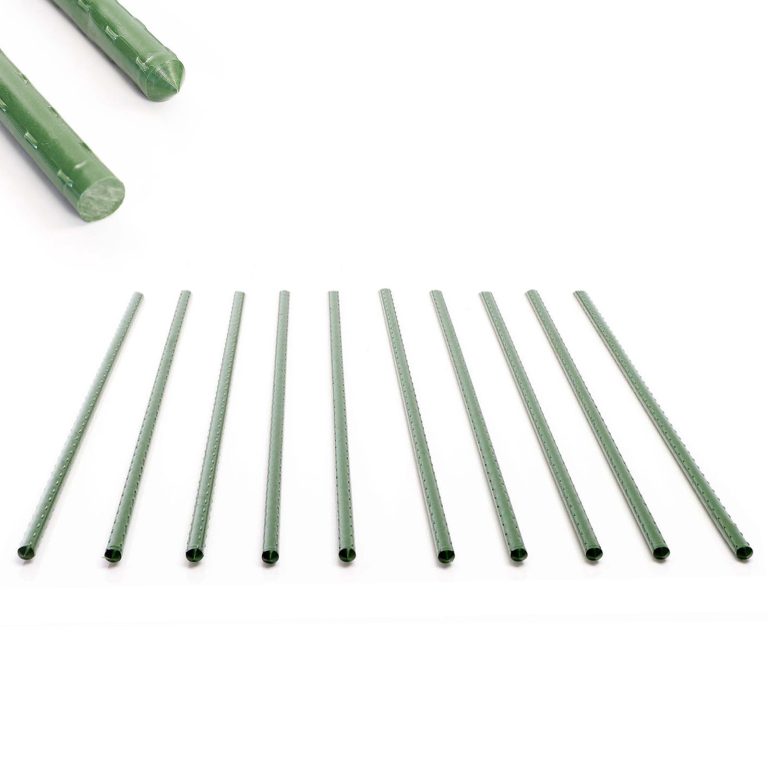 Terpo Komplet 10 opornih palic za rastline 90 cm, Ø 11 mm, zelene Vrtna oprema