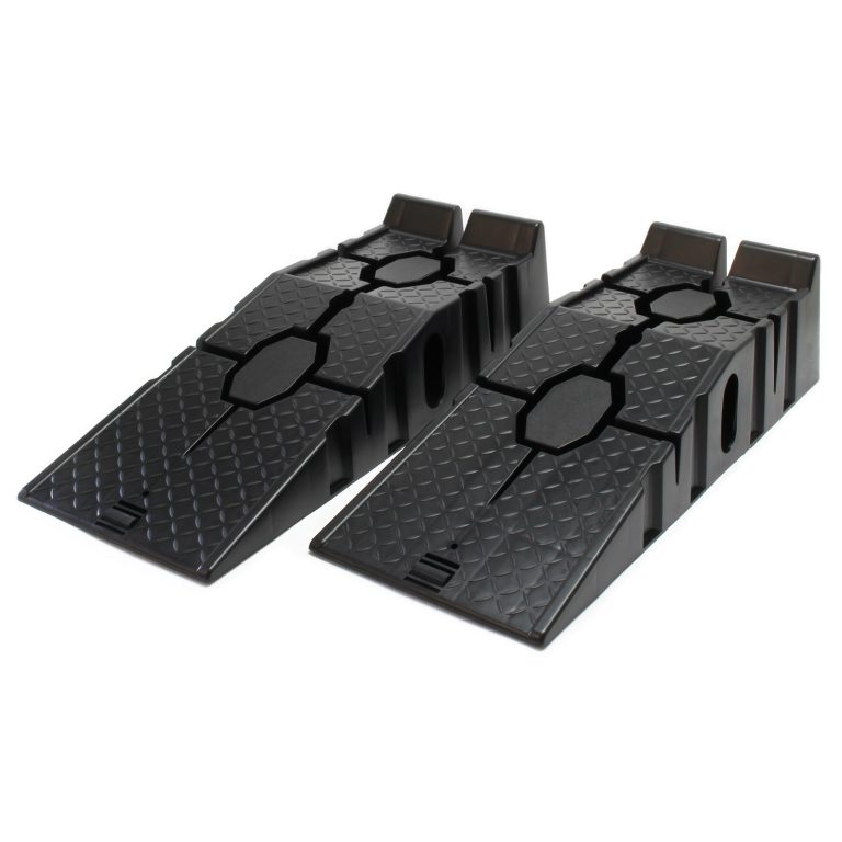Terpo Komplet 2 avtomobilskih ramp za osebna vozila in kombije, 905 × 330 × 220 mm, nosilnost 2500 kg na par, plastika Prikolice