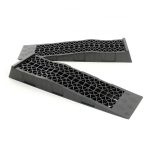 Terpo Komplet 2 ekstra ploskih avtomobilskih ramp, 700 × 200 × 78 mm, nosilnost 3000 kg na par, reciklirani HDPE Prikolice