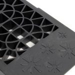 Terpo Komplet 2 ekstra ploskih avtomobilskih ramp, 700 × 200 × 78 mm, nosilnost 3000 kg na par, reciklirani HDPE Prikolice